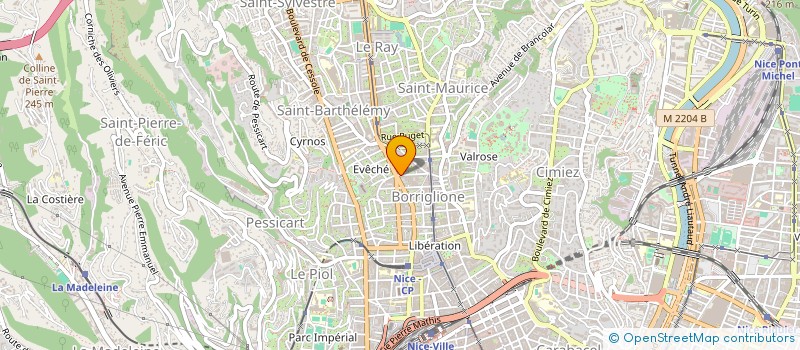 localisation de l'entreprise MONSIEUR LUDOVIC SPAGNOU à NICE