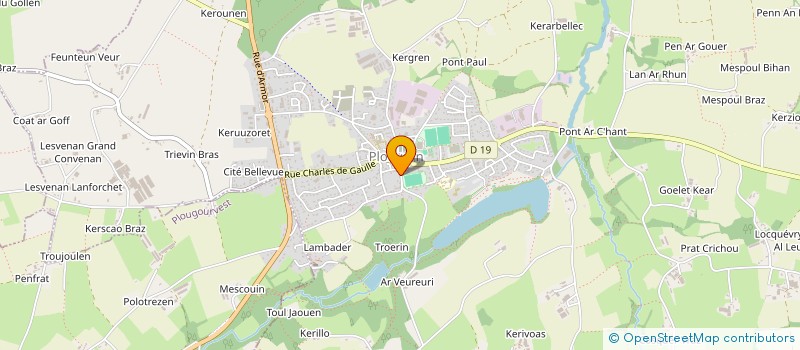 localisation de l'entreprise MONSIEUR LUDOVIC SPARFEL  PLOUVORN