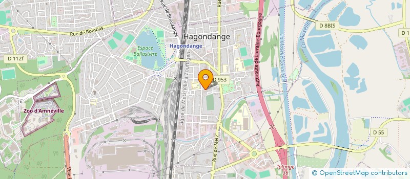 localisation de l'entreprise MONSIEUR LUDOVIC SQUILLACE  HAGONDANGE