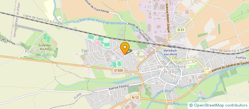 localisation de l'entreprise MONSIEUR LUDOVIC STANEK  VERNEUIL D'AVRE ET D'ITON