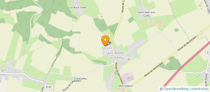 localisation de l'entreprise MONSIEUR LUDOVIC STROZYK  SAINT-ANDRE-SUR-CAILLY
