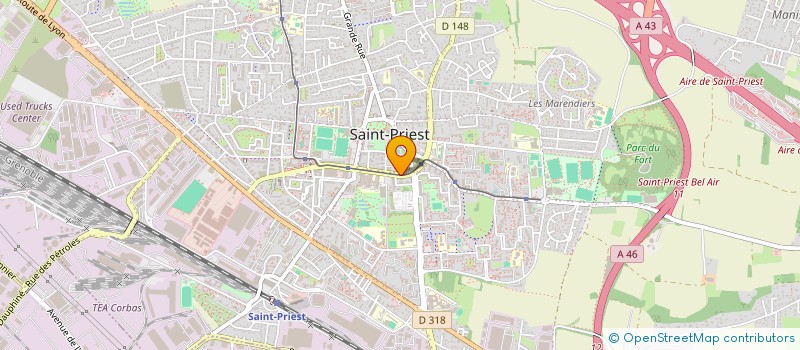 localisation de l'entreprise MONSIEUR LUDOVIC SUAREZ  SAINT-PRIEST