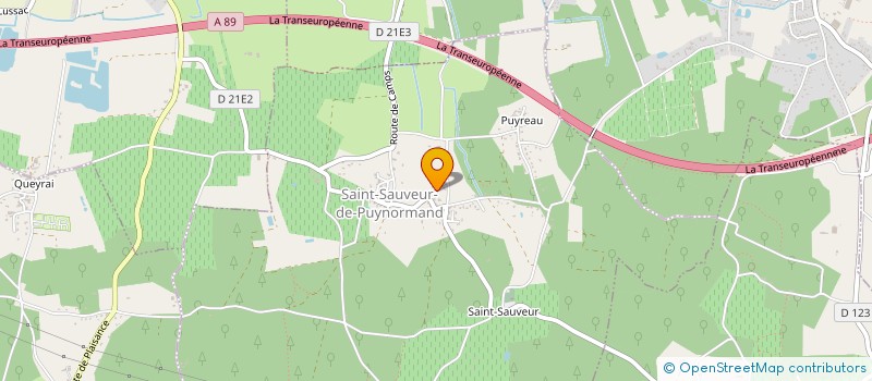 localisation de l'entreprise MONSIEUR LUDOVIC SUBRENAT  SAINT-SAUVEUR-DE-PUYNORMAND