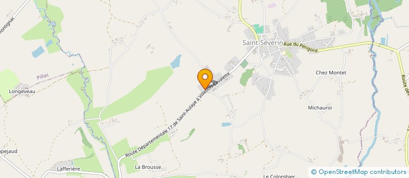 localisation de l'entreprise MONSIEUR LUDOVIC SUPIOT  SAINT-SEVERIN