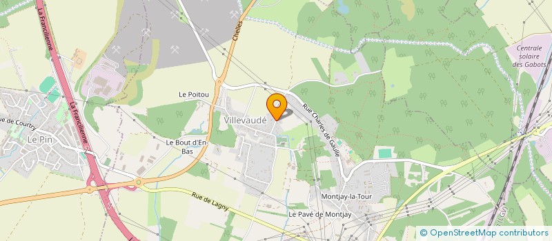 localisation de l'entreprise MONSIEUR LUDOVIC SURVILLE à VILLEVAUDE