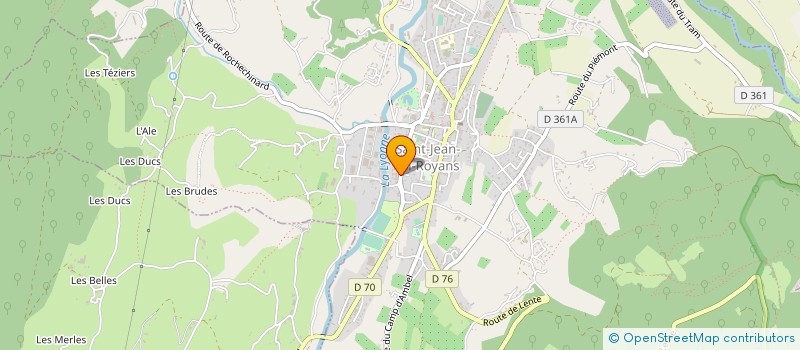 localisation de l'entreprise MONSIEUR LUDOVIC TAILLET  SAINT-JEAN-EN-ROYANS