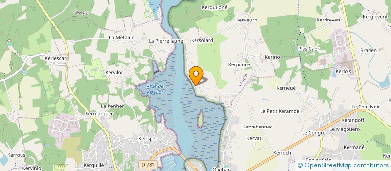 localisation de l'entreprise MONSIEUR LUDOVIC TANGUY  CRACH