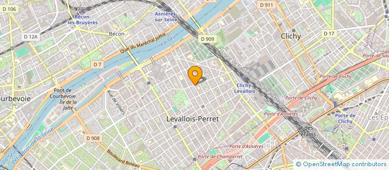 localisation de l'entreprise MONSIEUR LUDOVIC TASSY à LEVALLOIS-PERRET