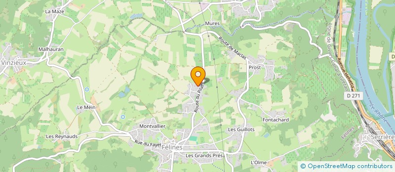 localisation de l'entreprise MONSIEUR LUDOVIC TAVERNIER  FELINES