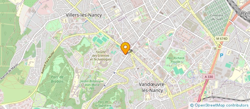 localisation de l'entreprise MONSIEUR LUDOVIC TCHENDJOU TCHUDJASSI  VANDUVRE-LES-NANCY