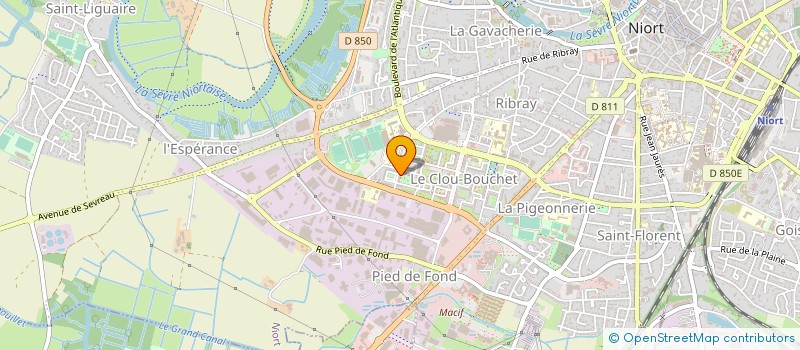 localisation de l'entreprise MONSIEUR LUDOVIC TERSEUR  NIORT