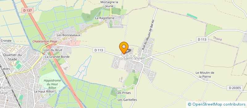 localisation de l'entreprise MONSIEUR LUDOVIC TETARD  SAINT-VIVIEN
