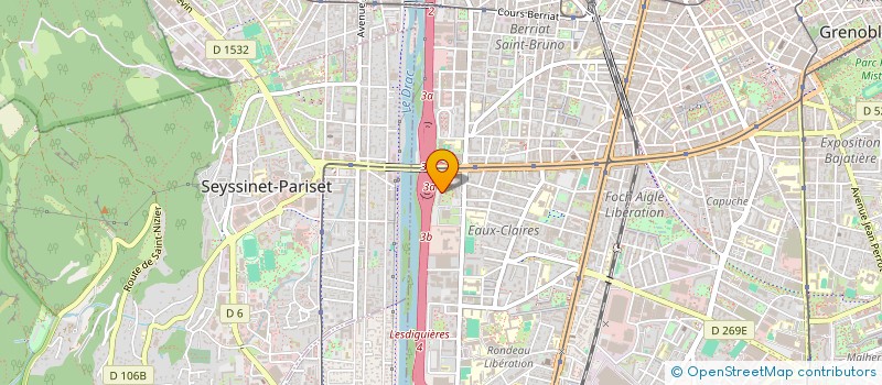 localisation de l'entreprise MONSIEUR LUDOVIC TEYSSIER à GRENOBLE