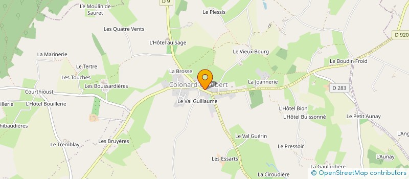 localisation de l'entreprise MONSIEUR LUDOVIC THEARD à PERCHE-EN-NOCE