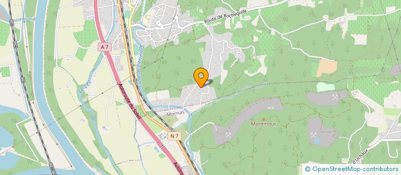 localisation de l'entreprise MONSIEUR LUDOVIC THEOLAS  BOLLENE