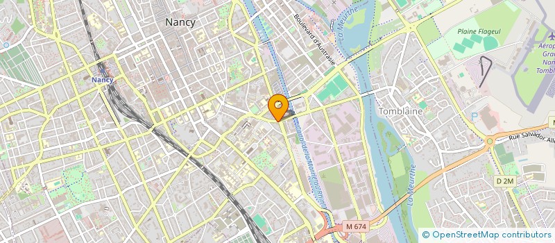 localisation de l'entreprise MONSIEUR LUDOVIC THIBAULT  NANCY