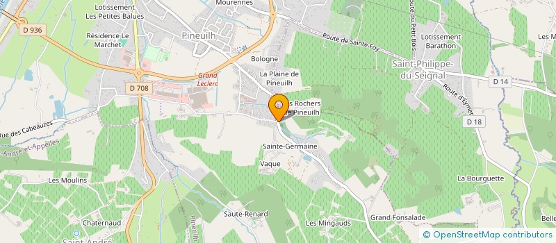 localisation de l'entreprise MONSIEUR LUDOVIC THIBAULT  EYNESSE