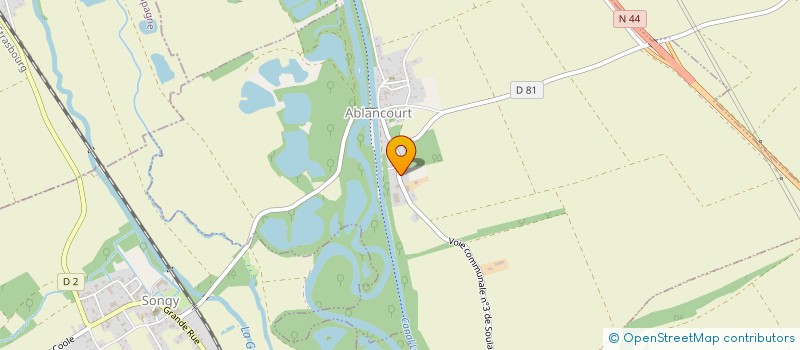 localisation de l'entreprise MONSIEUR LUDOVIC THIBAULT  ABLANCOURT