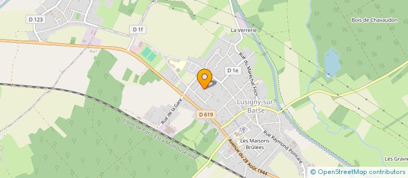localisation de l'entreprise MONSIEUR LUDOVIC THIBAULT à LUSIGNY-SUR-BARSE