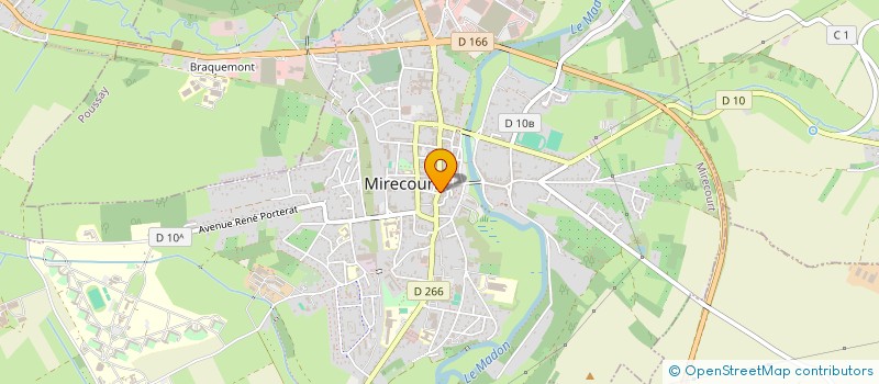 localisation de l'entreprise MONSIEUR LUDOVIC THIEBAUT  MIRECOURT