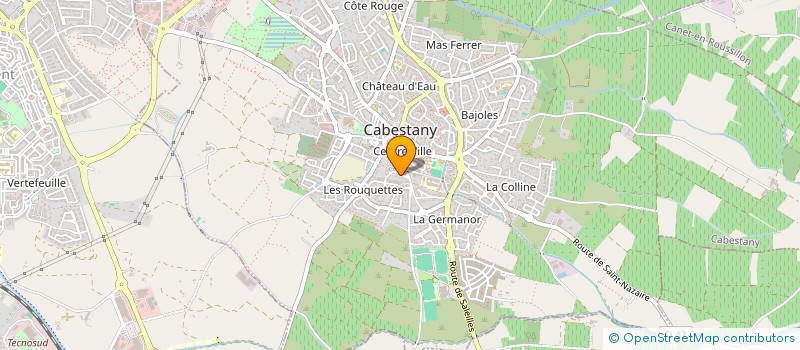 localisation de l'entreprise MONSIEUR LUDOVIC THIERRY à CABESTANY