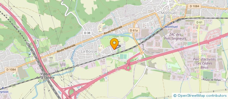 localisation de l'entreprise MONSIEUR LUDOVIC THOLLET  LA BOISSE