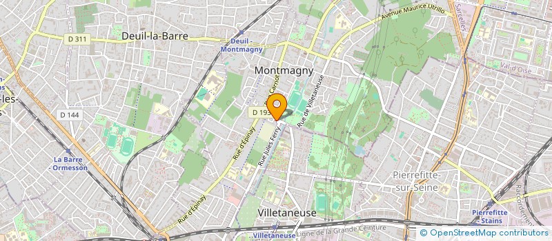 localisation de l'entreprise MONSIEUR LUDOVIC THONAT  MONTMAGNY