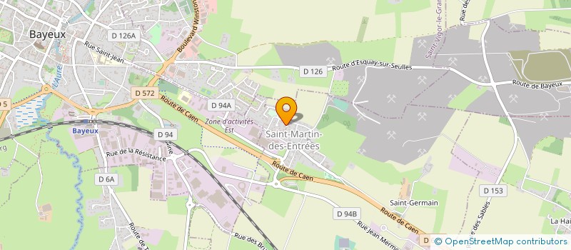 localisation de l'entreprise MONSIEUR LUDOVIC THOQUENNE  SAINT-MARTIN-DES-ENTREES