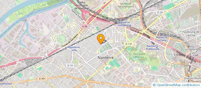 localisation de l'entreprise MONSIEUR LUDOVIC THOUAN à NANTERRE
