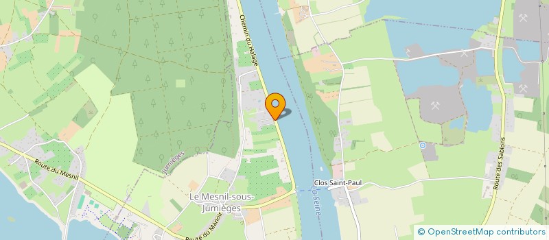 localisation de l'entreprise MONSIEUR LUDOVIC THUILLIER  LE MESNIL-SOUS-JUMIEGES