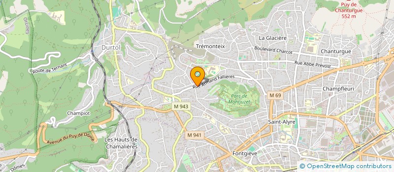 localisation de l'entreprise MONSIEUR LUDOVIC TIRADON  CLERMONT-FERRAND