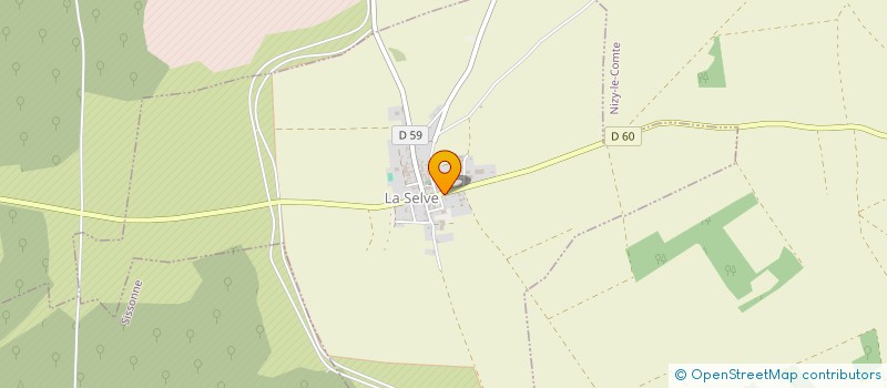 localisation de l'entreprise MONSIEUR LUDOVIC TISSIER  LA SELVE