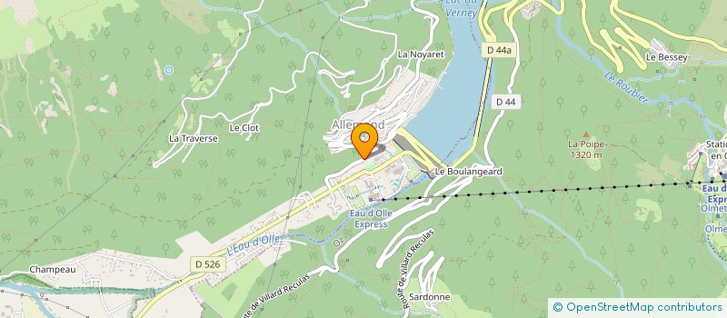 localisation de l'entreprise MONSIEUR LUDOVIC TOPRIDES  ALLEMOND