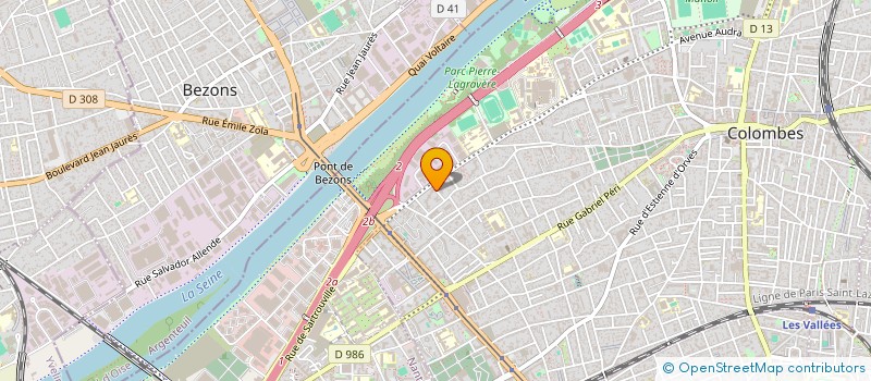 localisation de l'entreprise MONSIEUR LUDOVIC TOURNOUX  COLOMBES