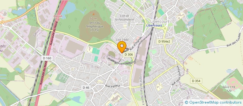 localisation de l'entreprise MONSIEUR LUDOVIC TRANCHART  LIBERCOURT