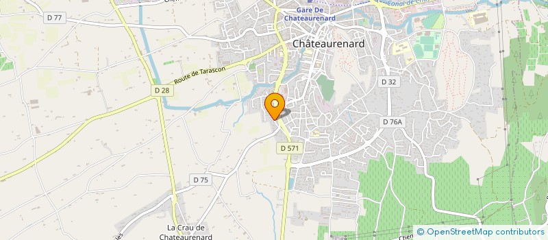 localisation de l'entreprise MONSIEUR LUDOVIC TRIADON  CHATEAURENARD