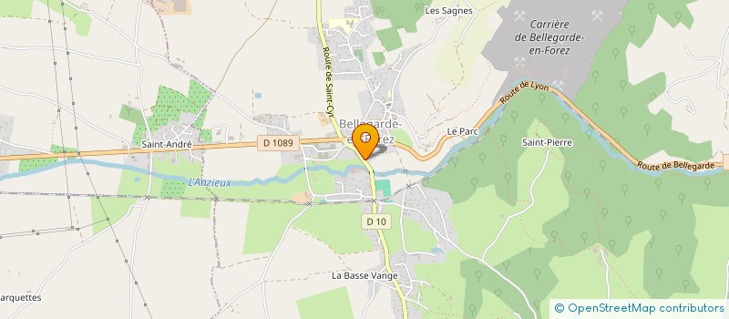 localisation de l'entreprise MONSIEUR LUDOVIC TROUILLEUX  BELLEGARDE-EN-FOREZ