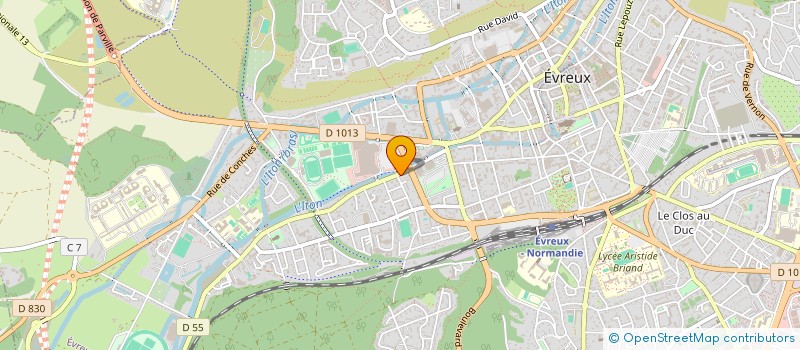 localisation de l'entreprise MONSIEUR LUDOVIC TUFFIER  EVREUX