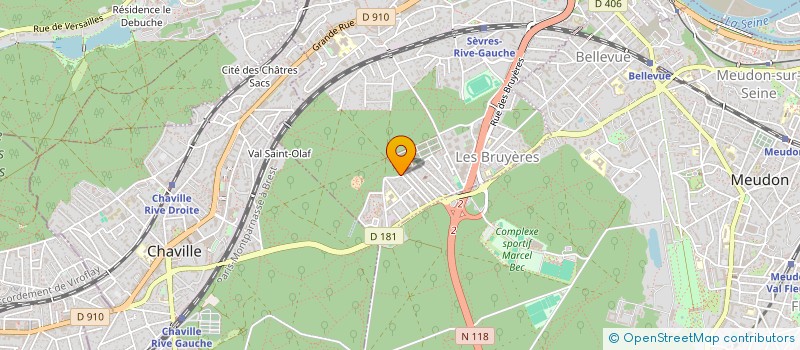 localisation de l'entreprise MONSIEUR LUDOVIC TURMEL à SEVRES