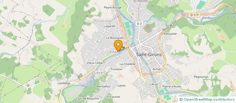 localisation de l'entreprise MONSIEUR LUDOVIC TURPIN à SAINT-GIRONS