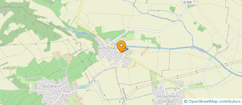 localisation de l'entreprise MONSIEUR LUDOVIC ULRICH  KUTTOLSHEIM