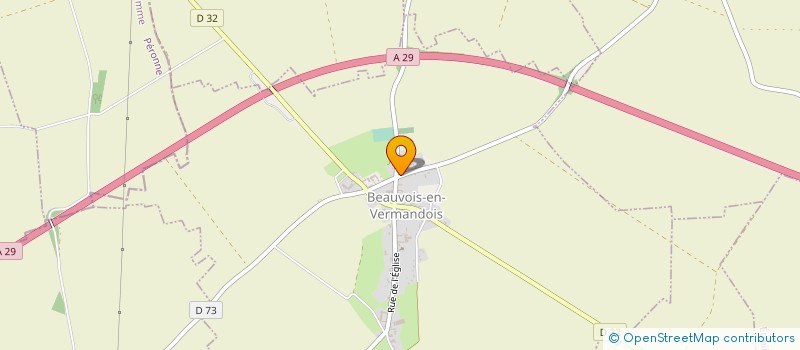 localisation de l'entreprise MONSIEUR LUDOVIC URIER  BEAUVOIS-EN-VERMANDOIS