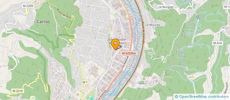 localisation de l'entreprise MONSIEUR LUDOVIC VADIER à CARROS