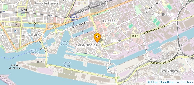 localisation de l'entreprise MONSIEUR LUDOVIC VALENTIN à LE HAVRE