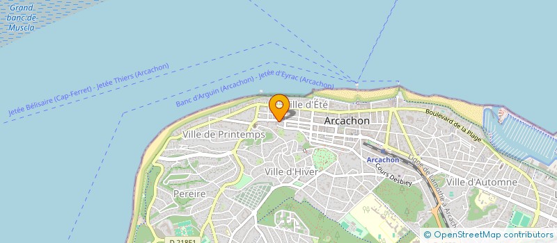 localisation de l'entreprise MONSIEUR LUDOVIC VALLS-RODRIGUEZ  ARCACHON