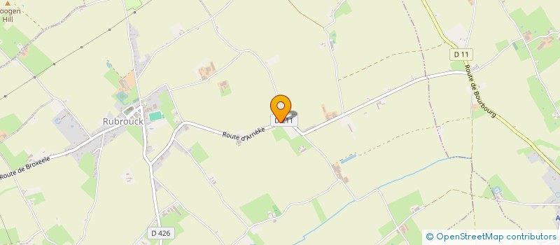 localisation de l'entreprise MONSIEUR LUDOVIC VANGREVELINGHE  RUBROUCK