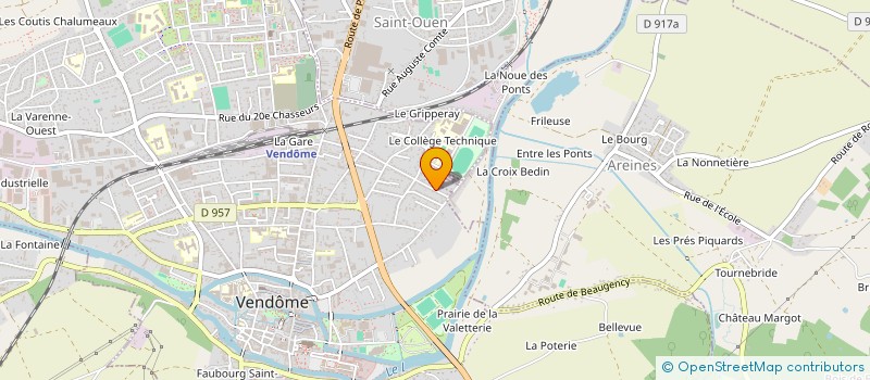 localisation de l'entreprise MONSIEUR LUDOVIC VARVOUX  VENDOME