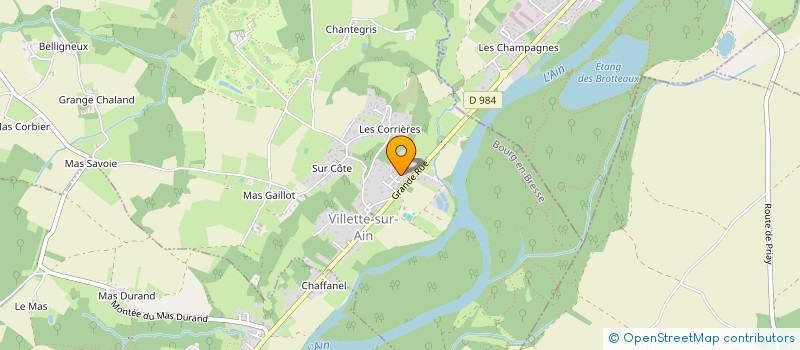 localisation de l'entreprise MONSIEUR LUDOVIC VASTEL à VILLETTE-SUR-AIN
