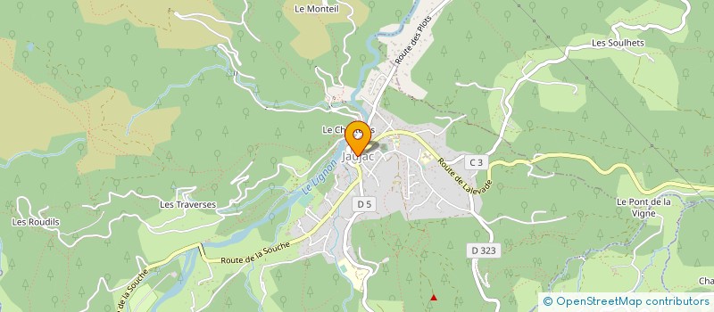 localisation de l'entreprise MONSIEUR LUDOVIC VAUCLARE à JAUJAC