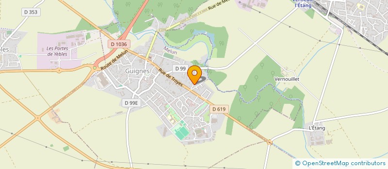 localisation de l'entreprise MONSIEUR LUDOVIC VAYRAC  GUIGNES